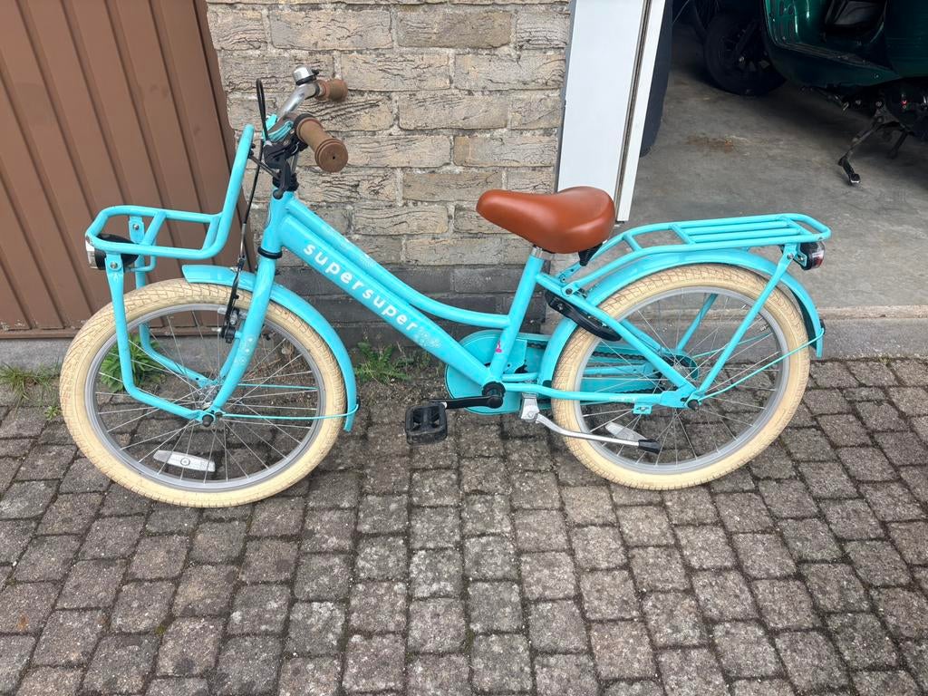 20” meisjes fiets, Fietsen en Brommers, Ophalen, Gebruikt, Terugtraprem, 20 inch
