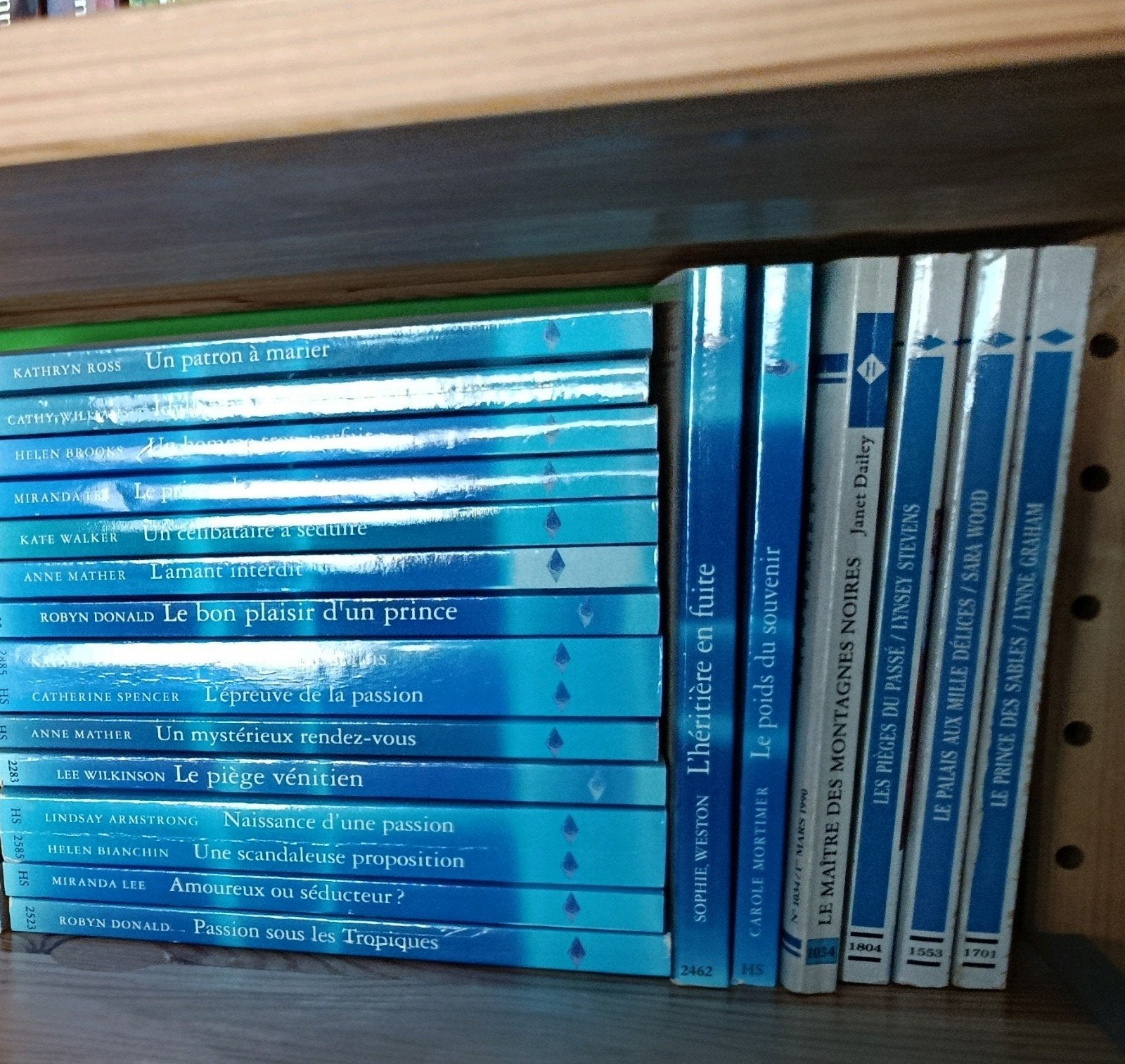 Livres Harlequin en français, Enlèvement