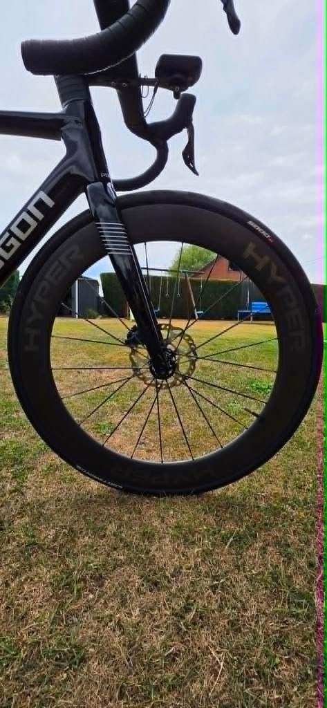 Jantes carbone Lùn HYPER D65, Comme neuf, Enlèvement, Lùn, Carbone
