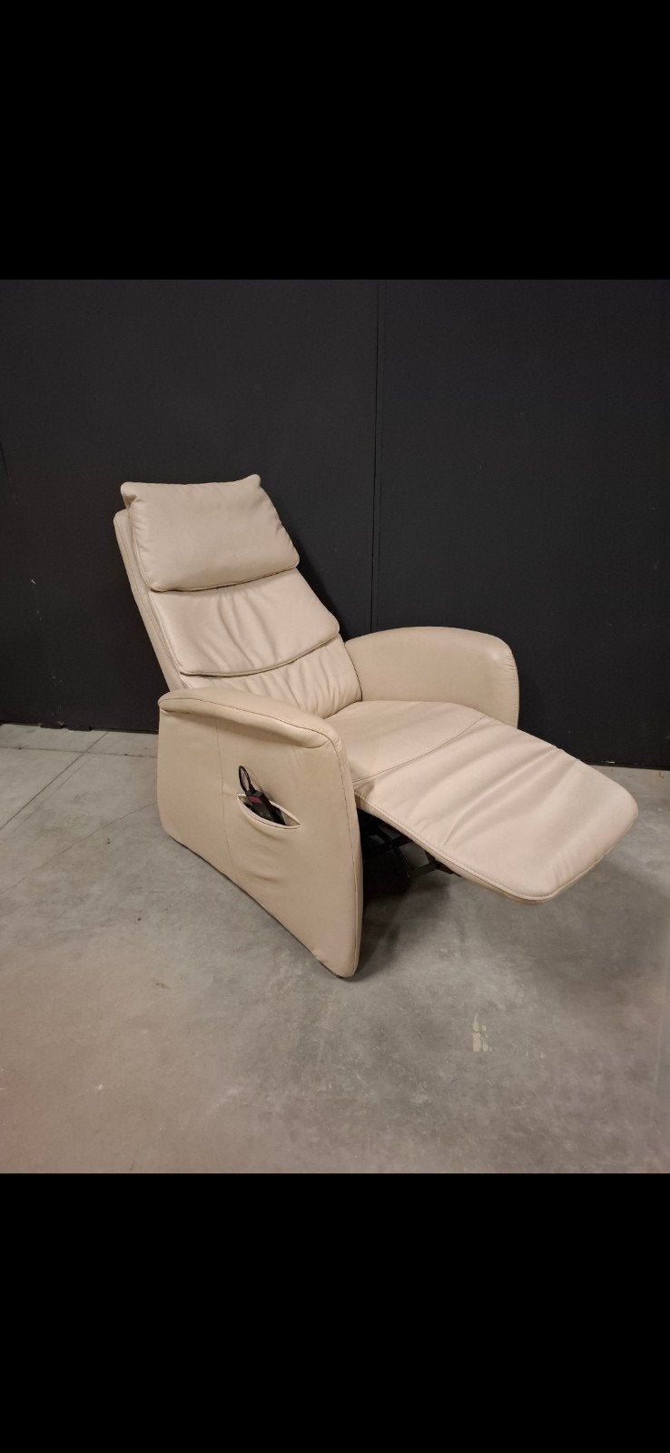 Relaxzetel Hukla, Huis en Inrichting, Stoelen, Ophalen, Leer