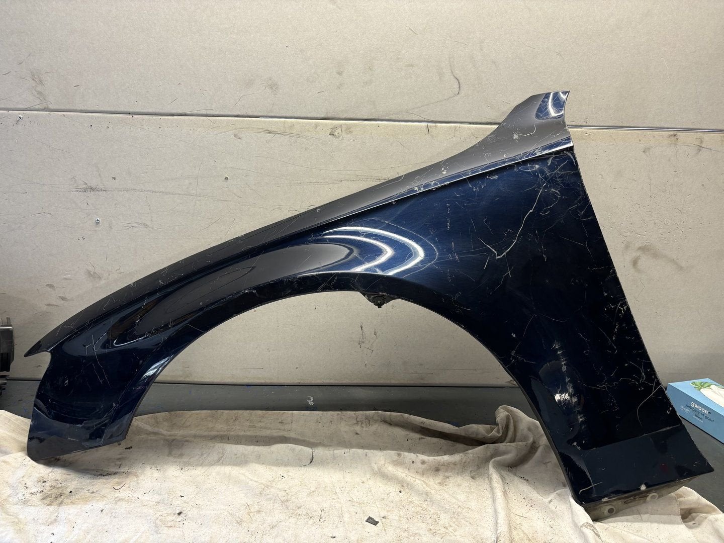 Audi A4 (B8) Zijscherm Spatbord Linksvoor, Auto-onderdelen, Gebruikt, -, -, Spatbord