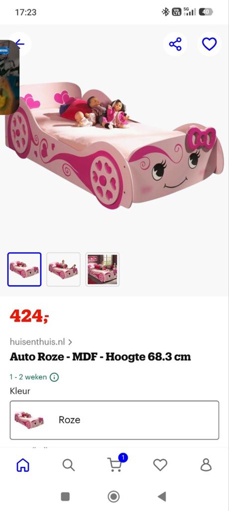 Peuter bed, Kinderen en Baby's, Ophalen