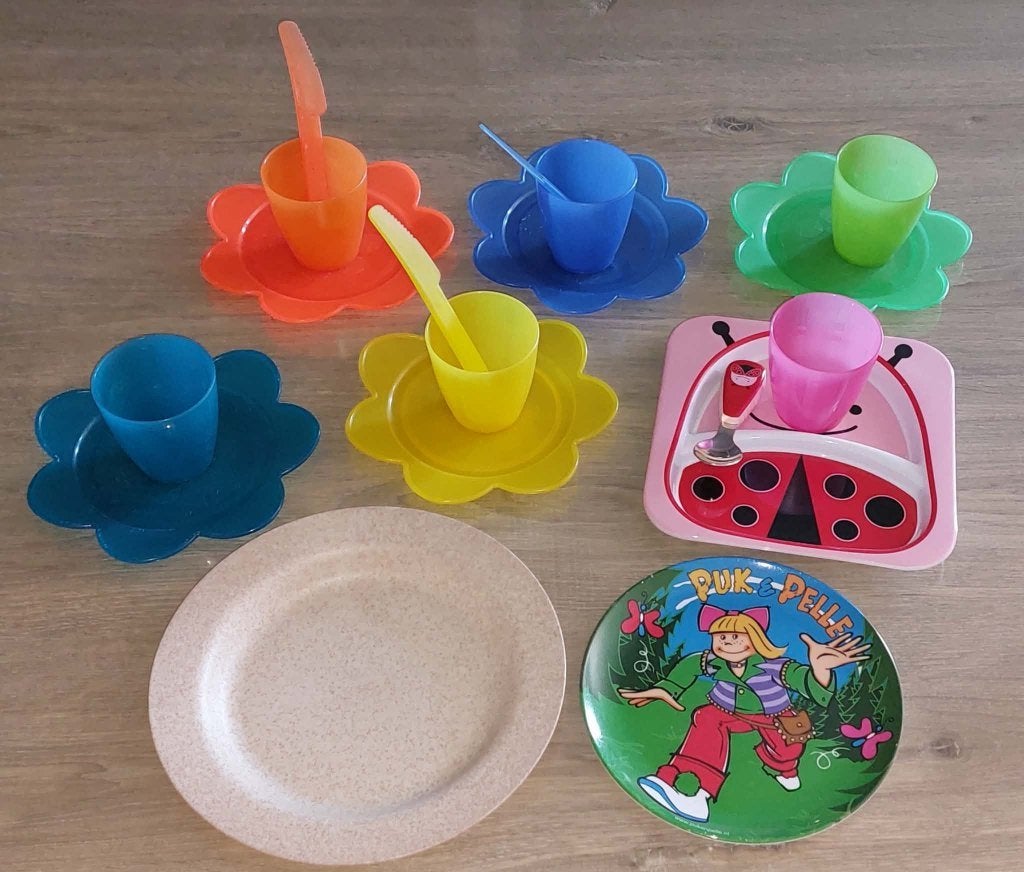 Kinderen: servies uit plastiek (NIEUW), Ophalen of Verzenden, Nieuw