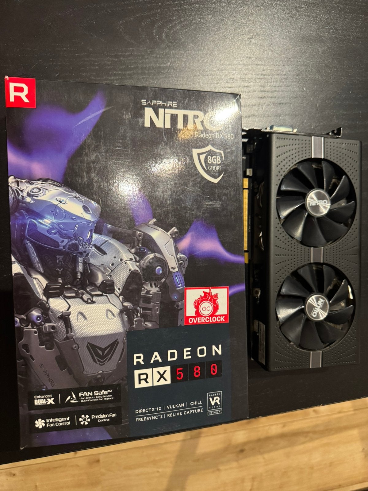 Amd rx 580 8go avec boite, Informatique & Logiciels, Cartes vidéo, Enlèvement ou Envoi, Comme neuf, AMD