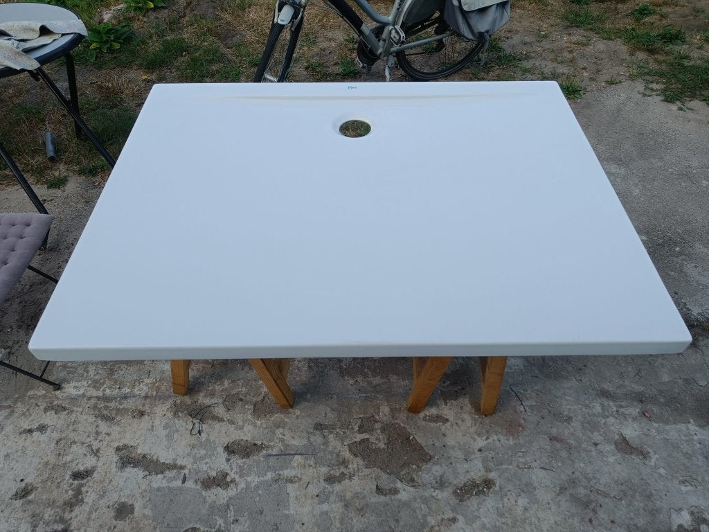 Ideal Standard douchebak 120 x 90 x4 cm – wit – gebruikt, Doe-het-zelf en Bouw, Ophalen, Gebruikt, Douche