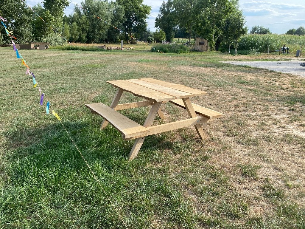 Picknickbank, Tuin en Terras, Ophalen, Nieuw, Rechthoekig, Hout