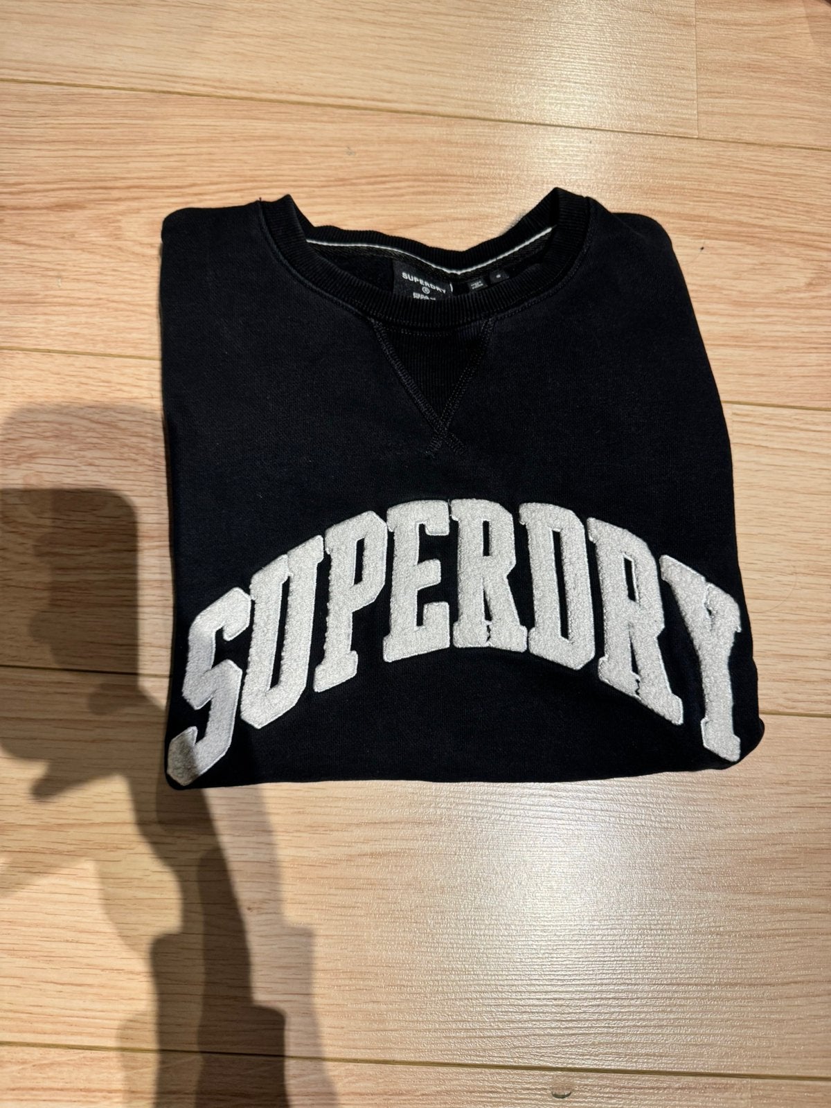 Superdry sweater, Ophalen of Verzenden, Gedragen, Maat 36 (S), Zwart