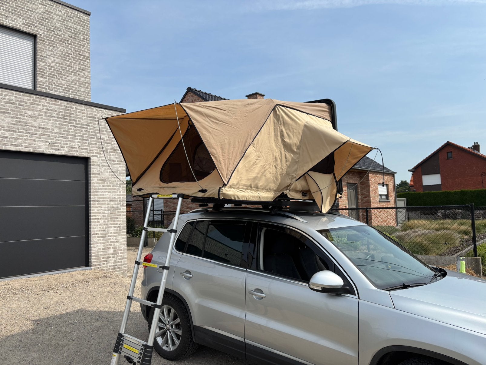 Hybride hardshell daktent, Caravans en Kamperen, Ophalen, Zo goed als nieuw