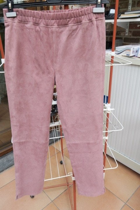 Broek nieuw mauve suède Hemisphere mt 40, Maat 38/40 (M), Overige kleuren, Hemisphere, Nieuw
