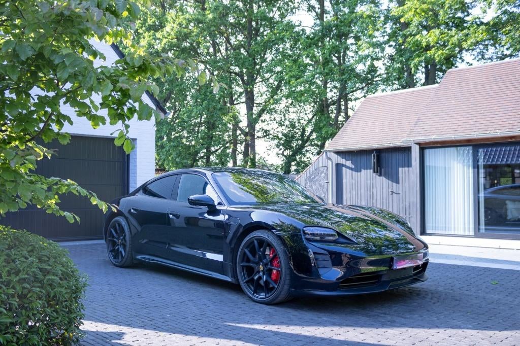 Porsche taycan, Auto's, Automaat, 4 deurs, Euro 6, Zwart