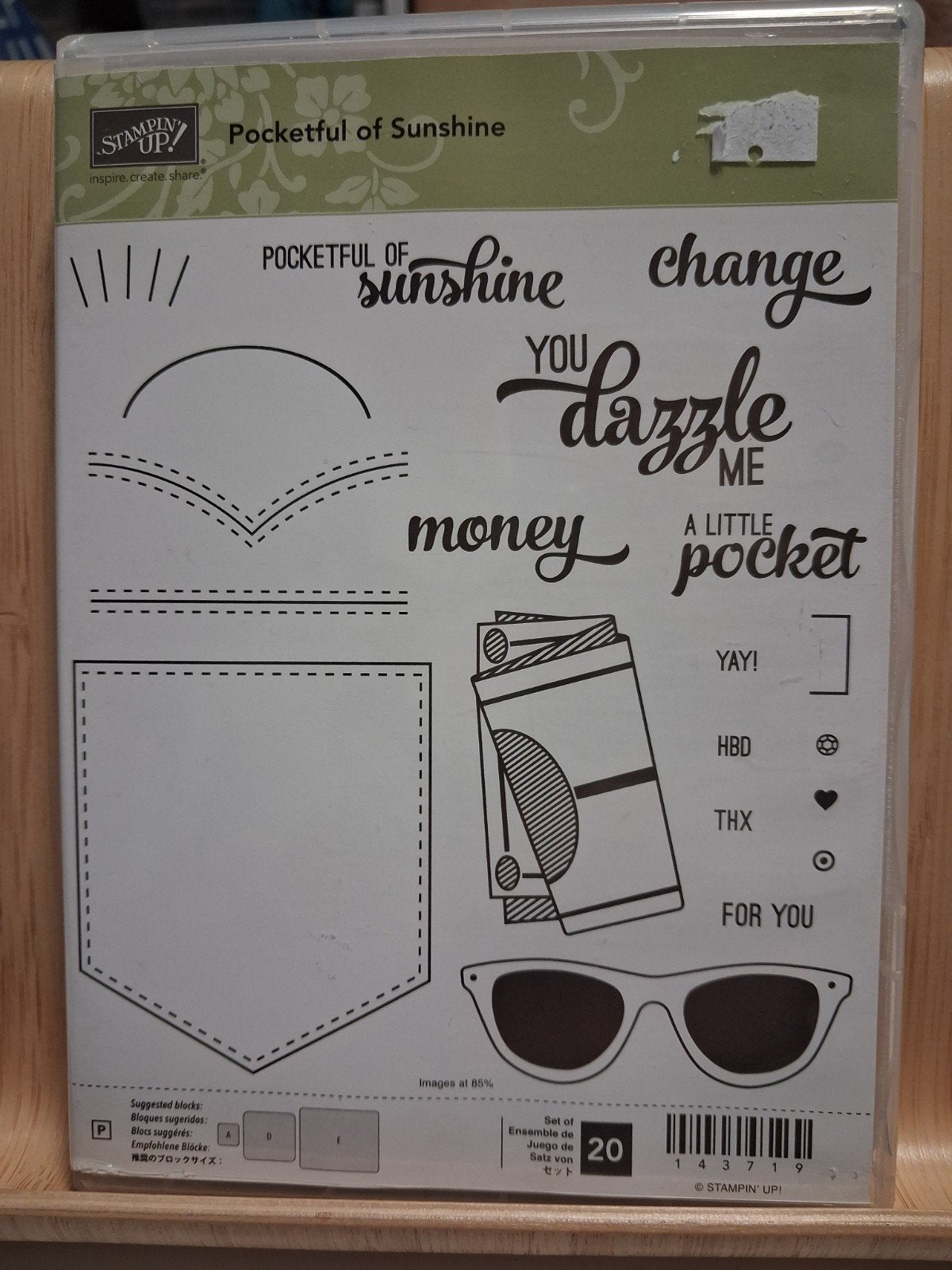 Stampin Up - Stempelset Pocket full of Sunshine, Ophalen
