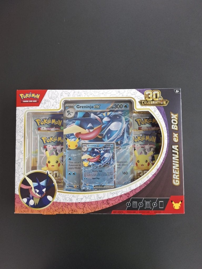 Pokémon 30th Celebration Greninja ex Box, Ophalen, Nieuw, Meerdere kaarten