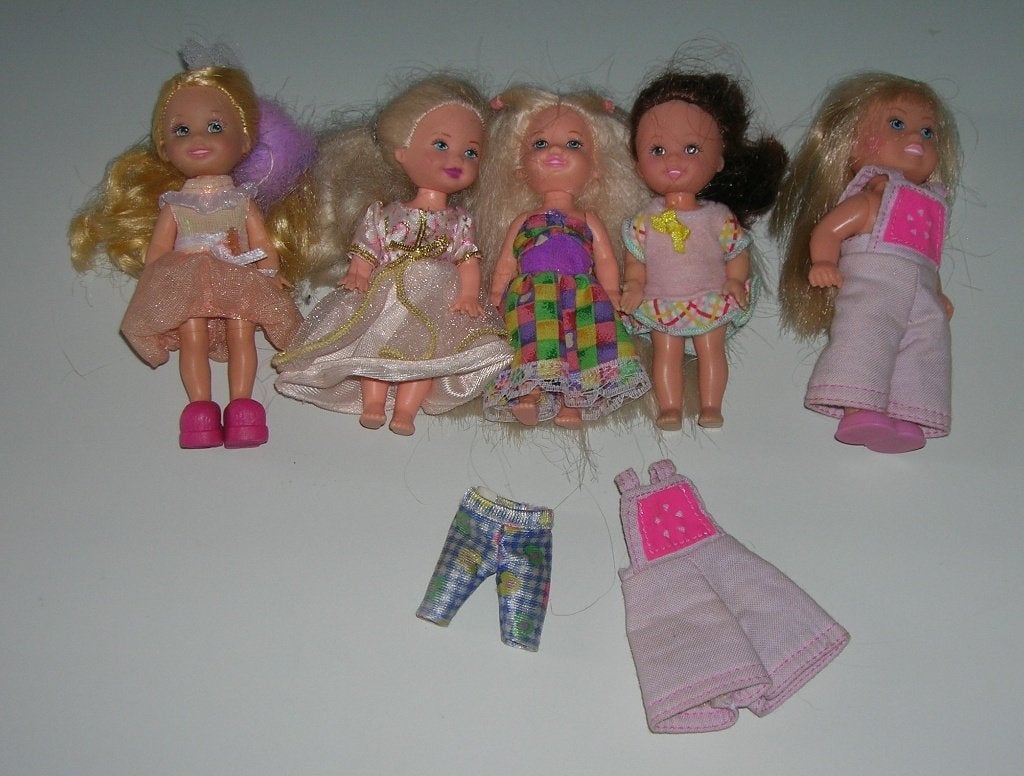 Kleine popjes, Kinderen en Baby's, Speelgoed | Poppenhuizen, Ophalen, Zo goed als nieuw, Poppenhuispop