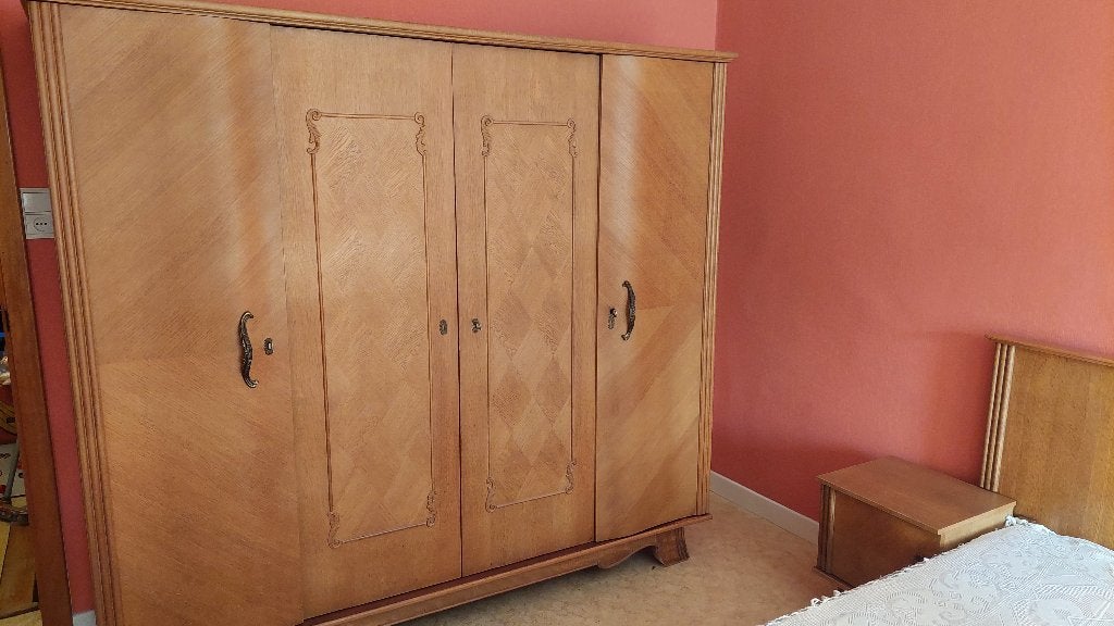 chambre 2 pers complète, Enlèvement, Utilisé, Deux personnes, Chambre du début 1900