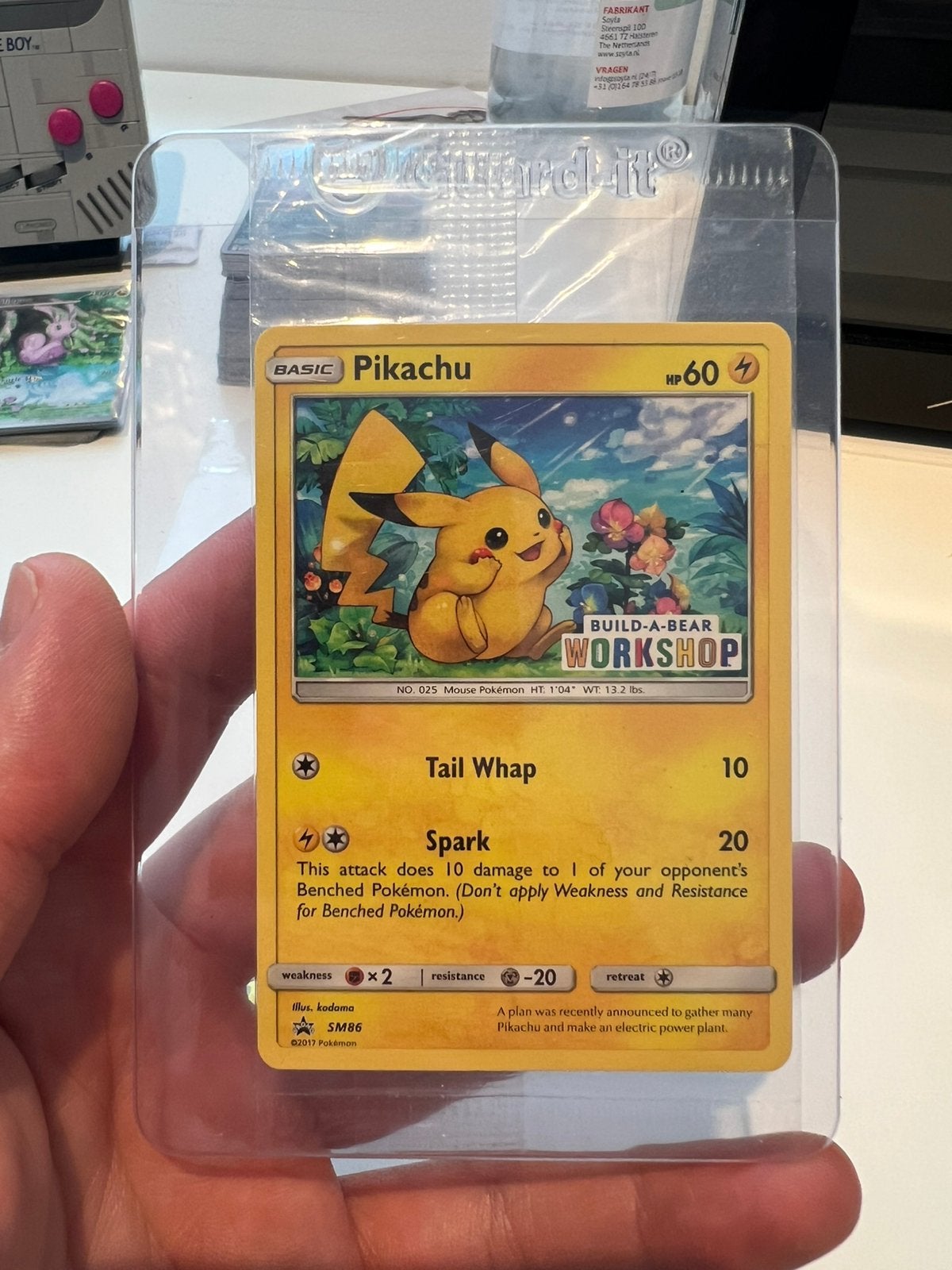 Pikachu sm86 build-a-bear stamp sealed, Ophalen of Verzenden, Zo goed als nieuw