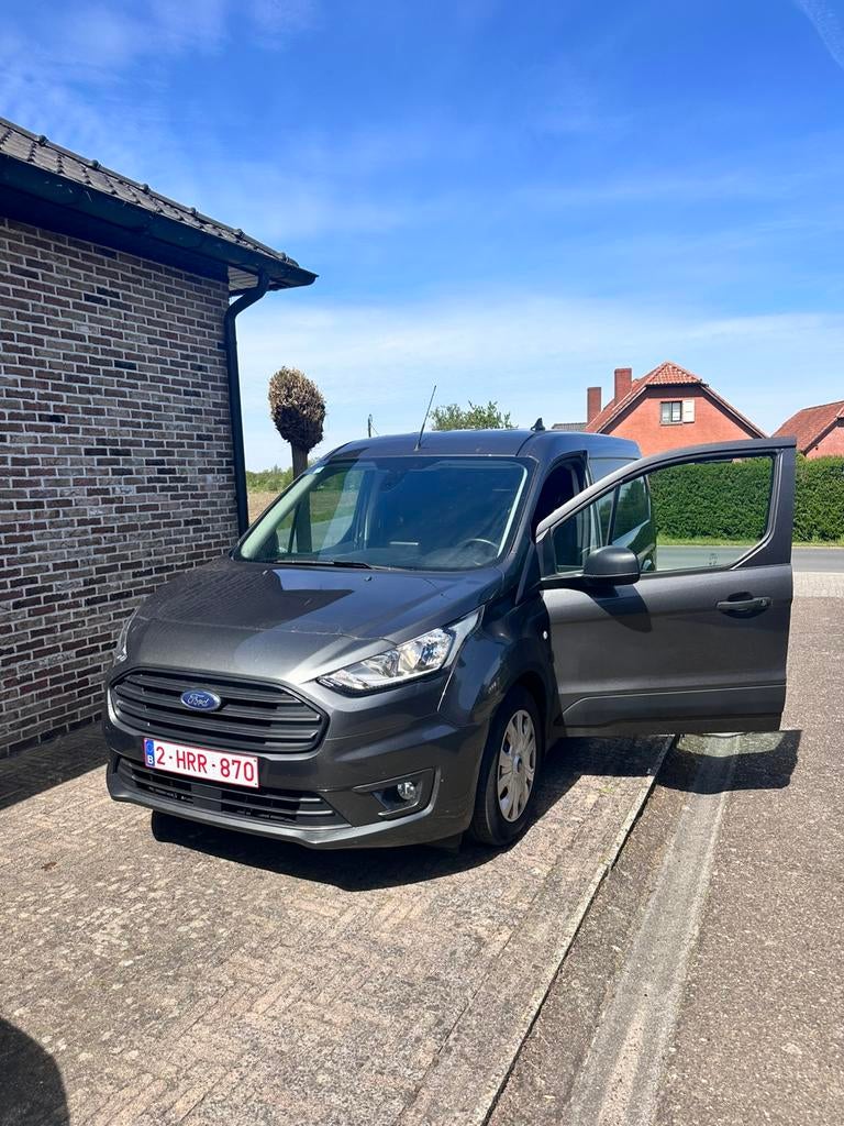 Ford Transit Connect 2021 – 43.000 km – Topstaat –, Auto's, Zwart, Leder en Stof, Handgeschakeld, Particulier