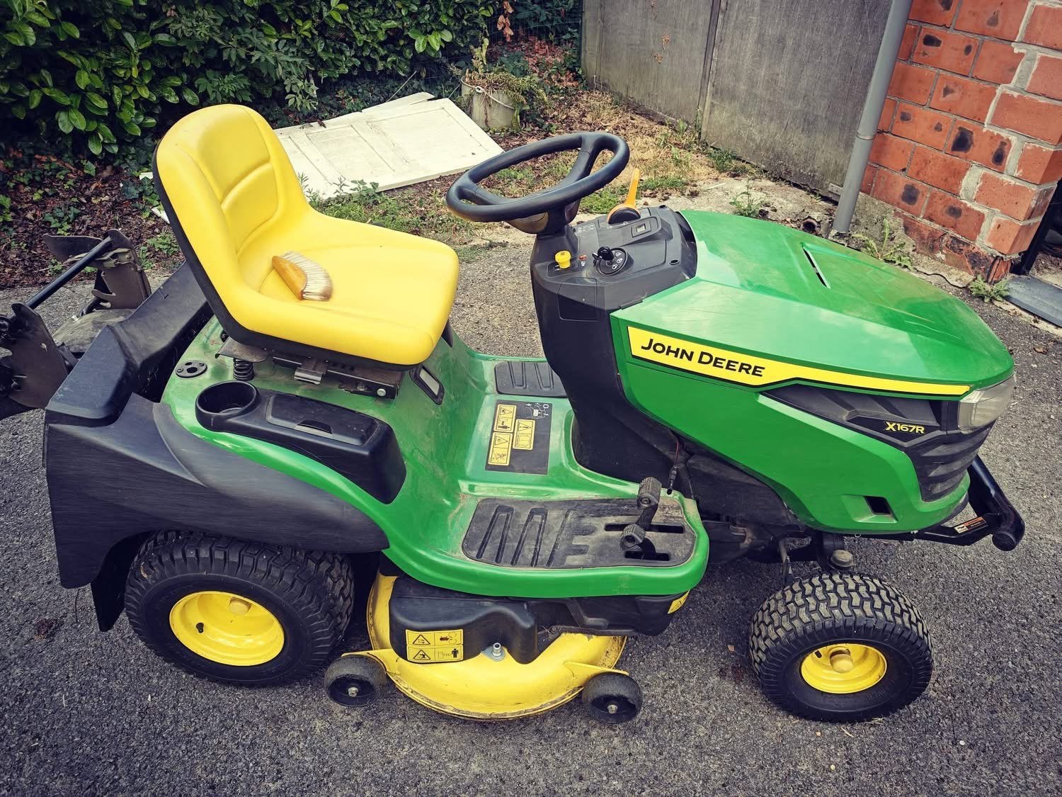 John Deere zitmaaier, Ophalen, Gebruikt, Opvangzak, 90 tot 120 cm