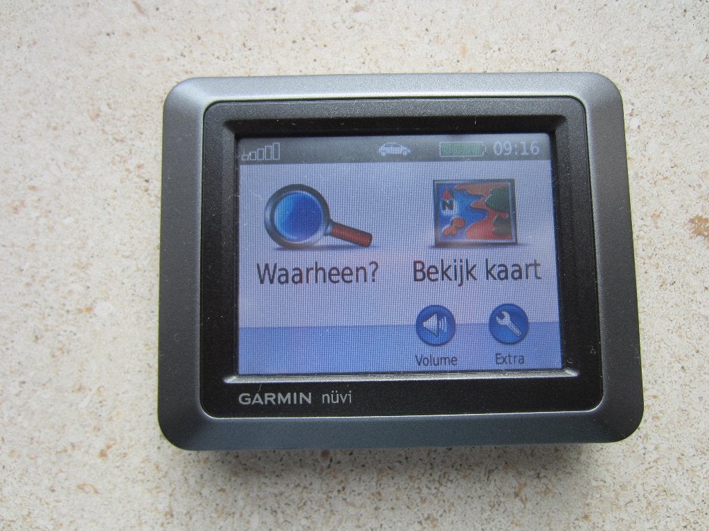 Garmin auto GPS, Ophalen, Gebruikt
