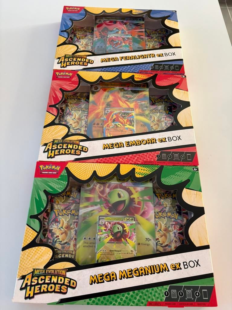 Pokemon art set mega ex box ascended heroes, Hobby en Vrije tijd, Verzamelkaartspellen | Pokémon, Ophalen of Verzenden, Nieuw