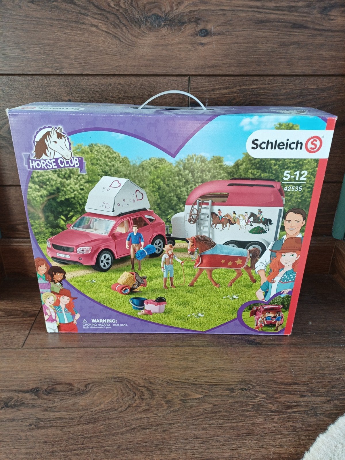 Schleich paardenset: Auto en trailer, Enlèvement ou Envoi, Utilisé, Garçon ou Fille