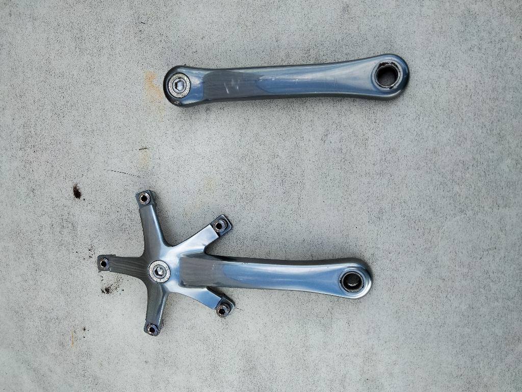 garageopruiming, Vélos & Vélomoteurs, Vélos Pièces, Pédalier ou Pédales, Campagnolo, Enlèvement, Aluminium