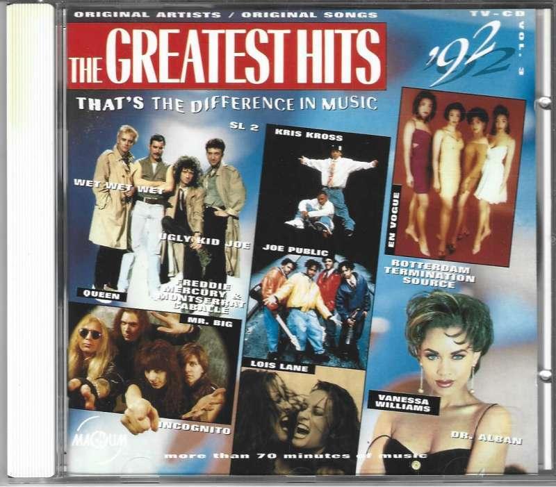CD The Greatest Hits 1992 - Vol 3, Cd's en Dvd's, Cd's | Rock, Zo goed als nieuw, Poprock, Ophalen of Verzenden