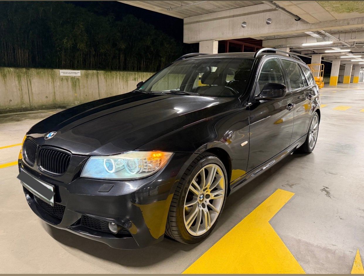 Bmw 320i E91 Mpack gekeurd vvk, Autos, Euro 5, Achat, Alcantara, Noir