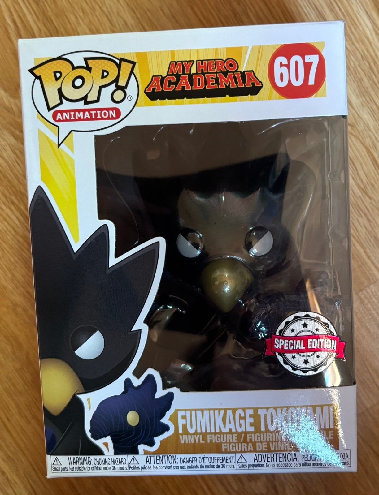 Funko pop My hero Academia Fumikage Tokoyami 607, Enlèvement ou Envoi, Comme neuf