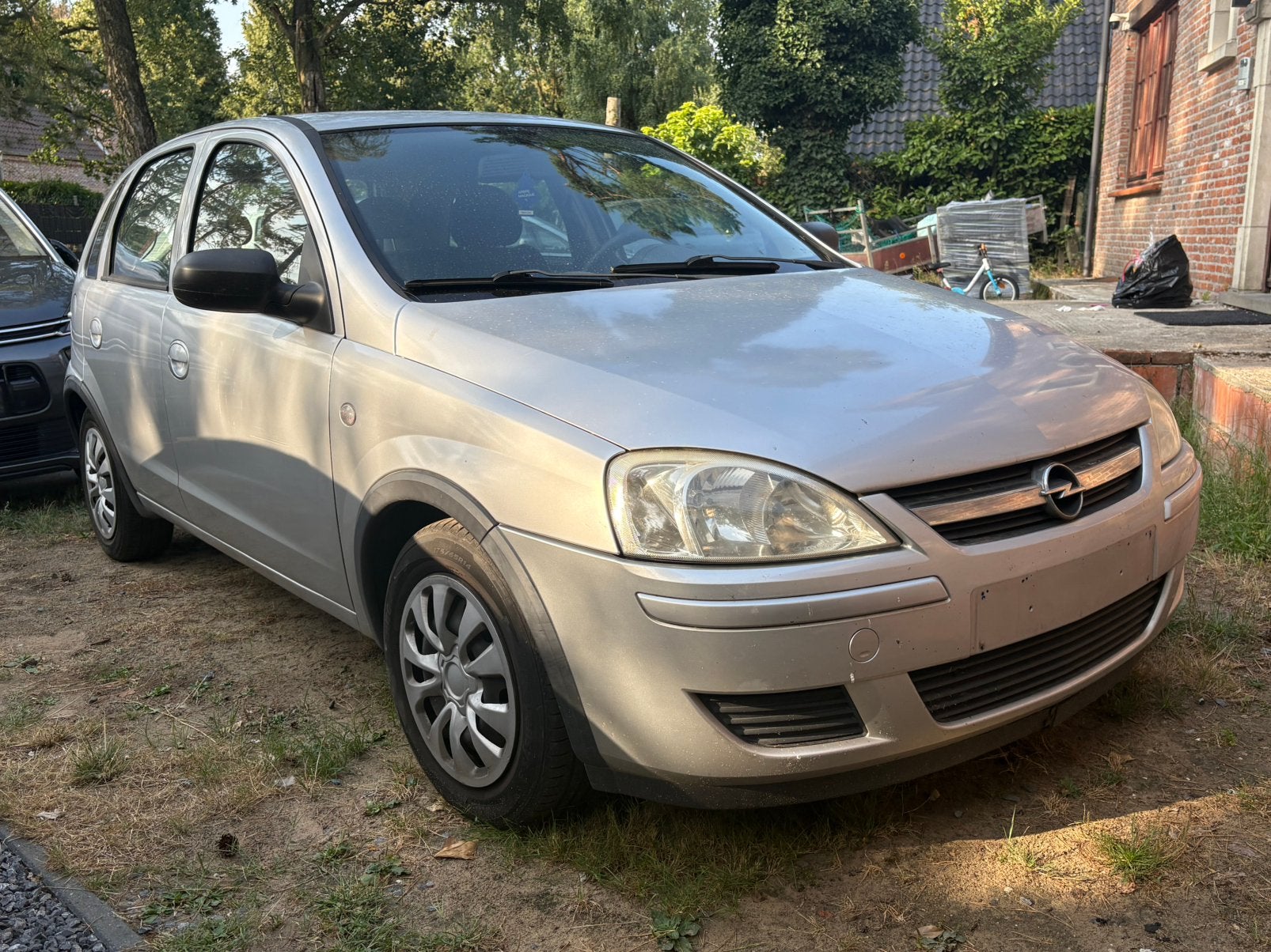 Opel corsa 1.0 benzine keuring en Garantie, Stof, Zwart, ABS, Bedrijf