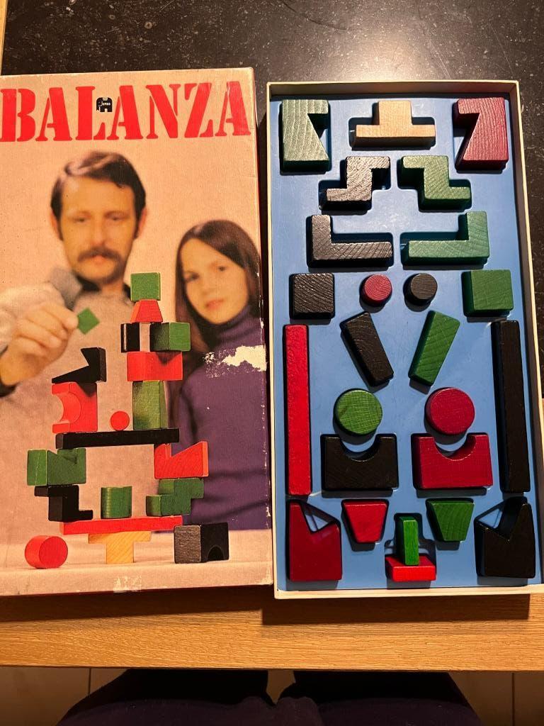 Vintage houten blokken spel, Balanza van Jumbo, Geen idee, Overige typen, Ophalen of Verzenden, Geen idee