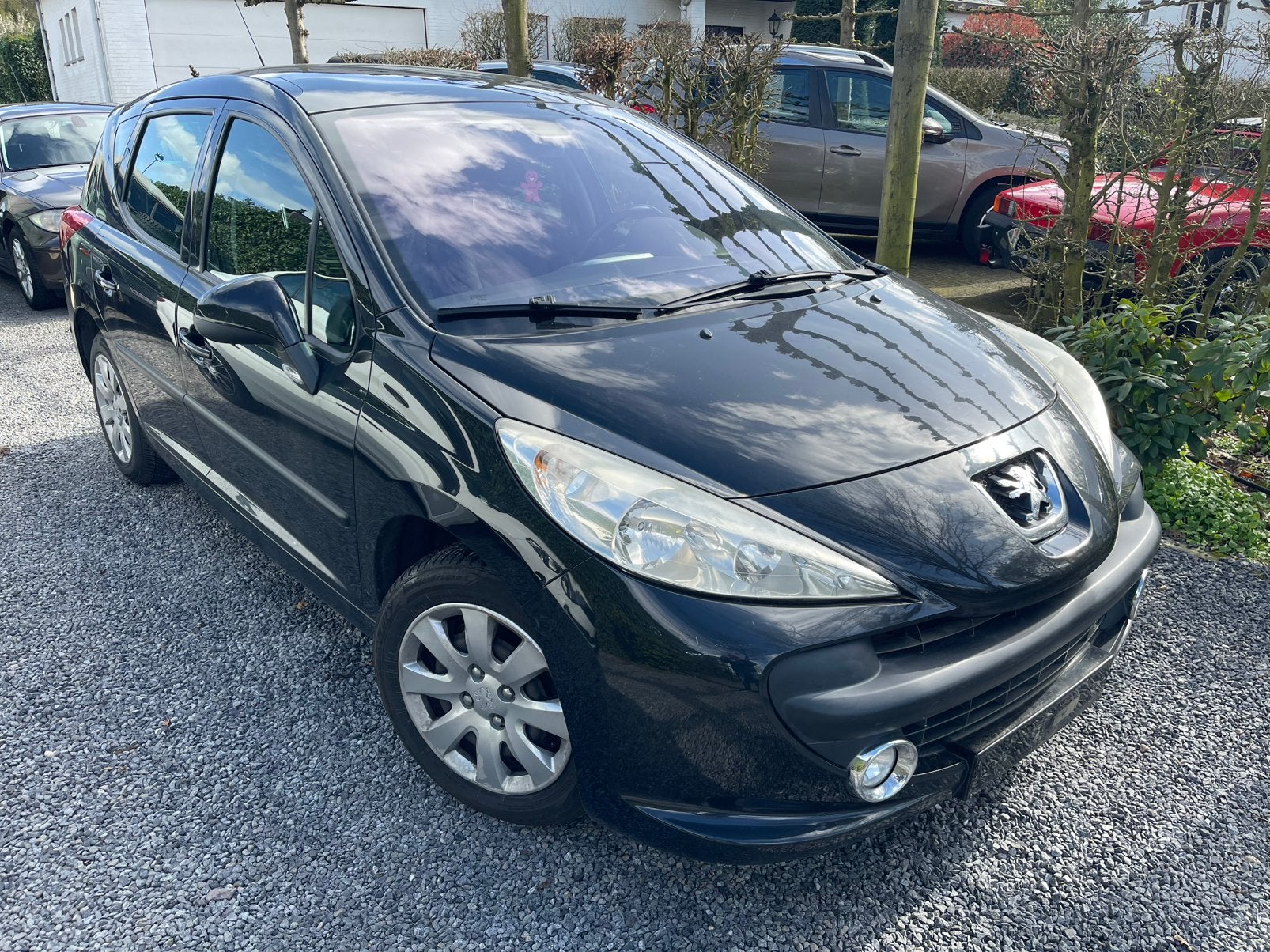 207 SW 1.4i Climatisation/toit panoramique ! ! ! ! !, Autos, Peugeot, Achat, Entreprise, Boîte manuelle, Noir