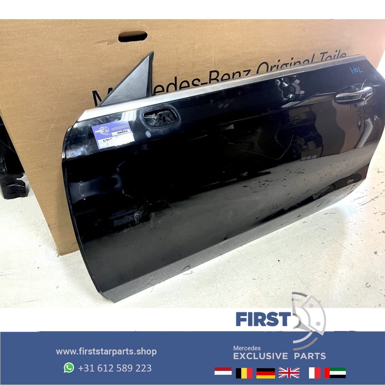 W205 C205 A205 COMPLETE DEUR LINKS Mercedes C Klasse COUPÉ C, Auto-onderdelen, Gebruikt, -, Deur, Voor