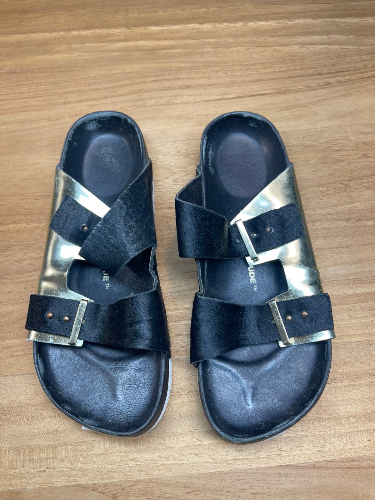 United nude slip - on, Ophalen, Zwart, Sandalen of Muiltjes, Gedragen