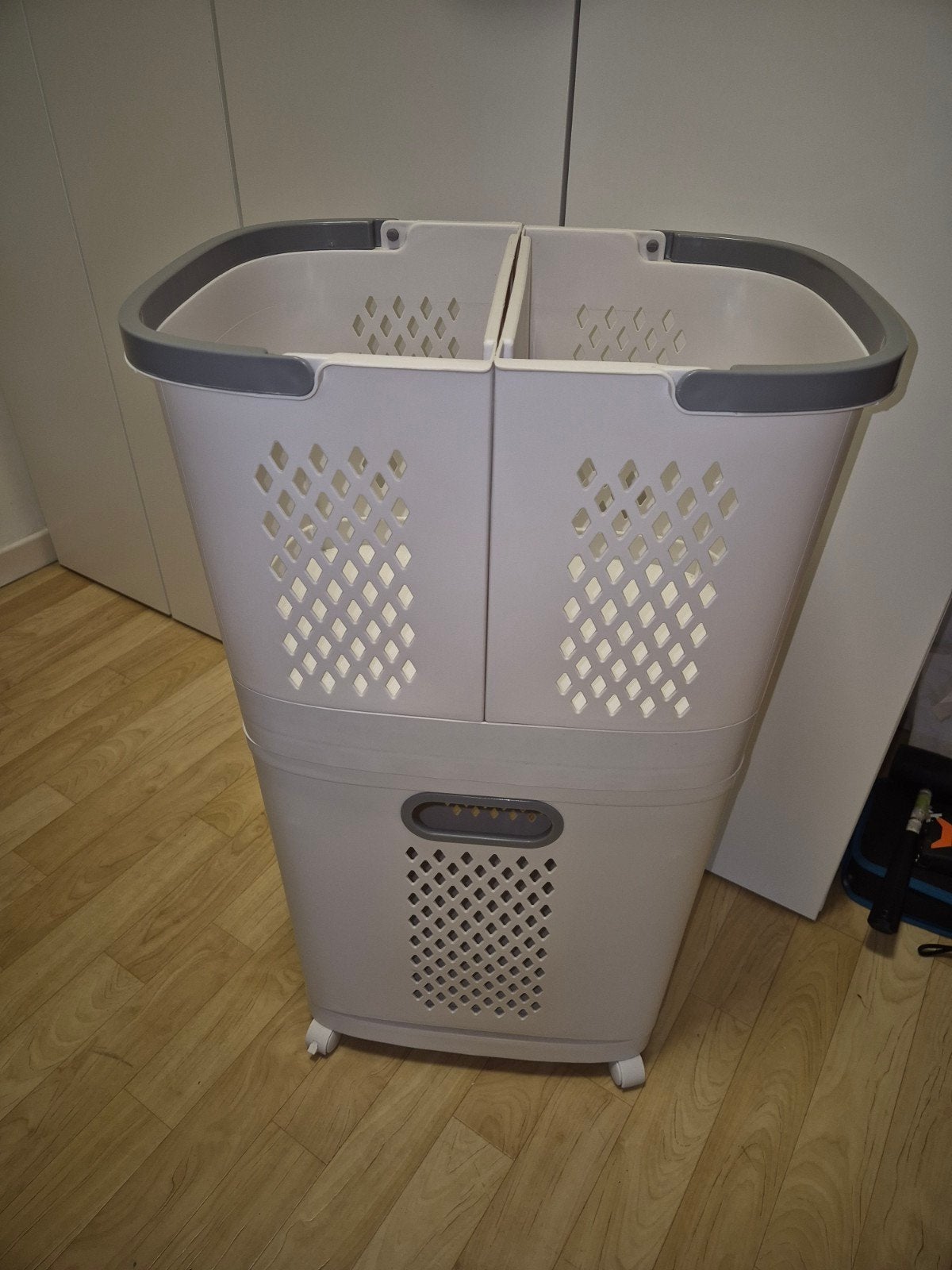 Wasmand, Ophalen, Gebruikt, Beige, Wasmand