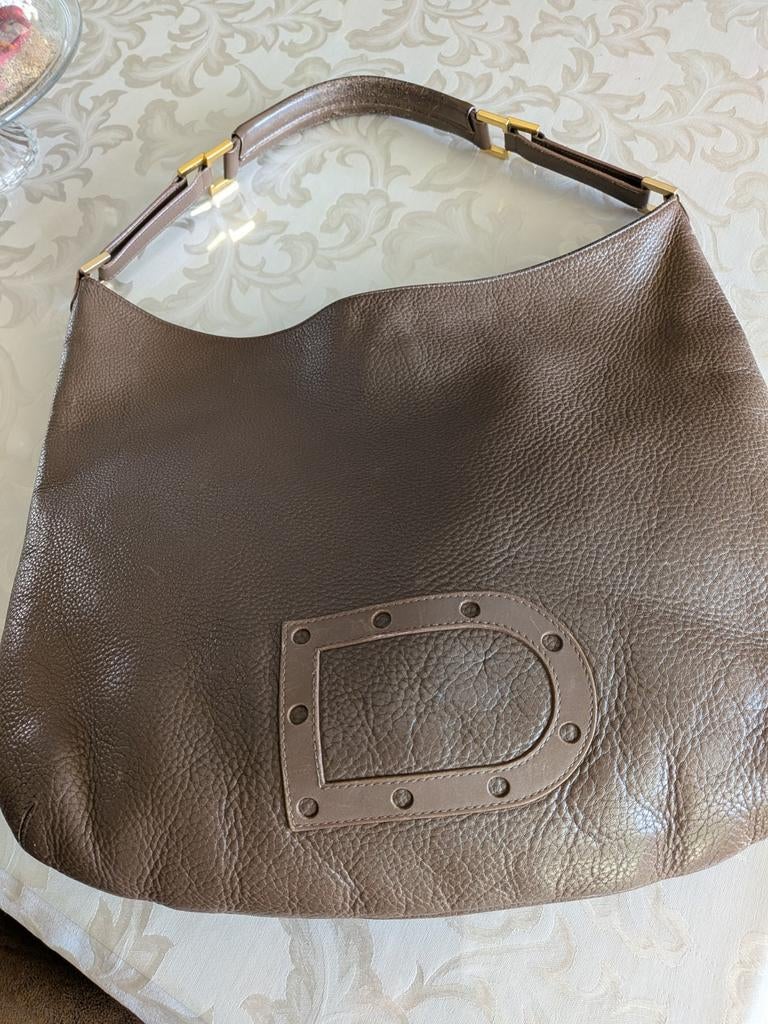 Delvaux Louise bruin Grote met spiegeltje, Handtassen en Accessoires, Tassen | Damestassen, Ophalen