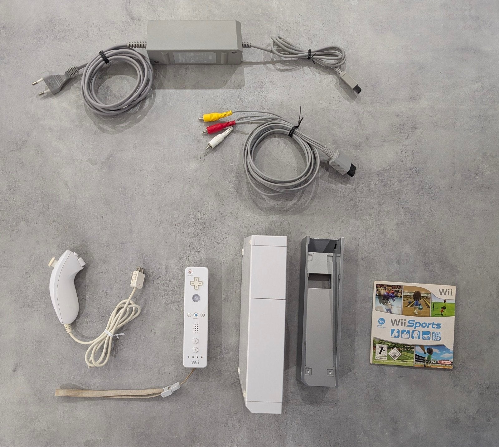 Console Nintendo Wii + Accessoires + Wii Sports, Enlèvement ou Envoi, Utilisé, Avec 1 manette, Avec jeux