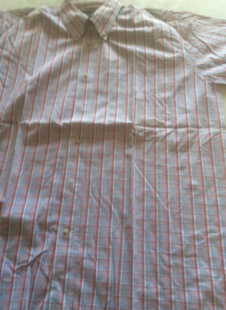 Hemd vintage maat 39/40, Kleding | Heren, Zo goed als nieuw, Deer Island, Rood, Halswijdte 39/40 (M)