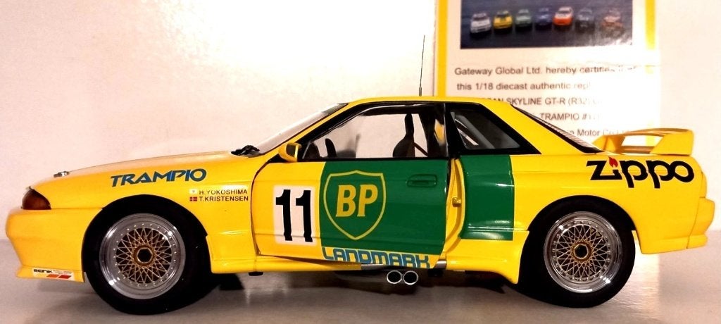 1/18 Nissan Skyline #11 GT-R R32 Gr.A BP Oil Trampio 1993, Ophalen of Verzenden, Nieuw, Auto, Autoart
