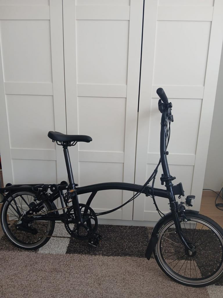 Brompton C-line fiets, Fietsen en Brommers, Ophalen, Brompton, Velgrem, 14 tot 16 inch