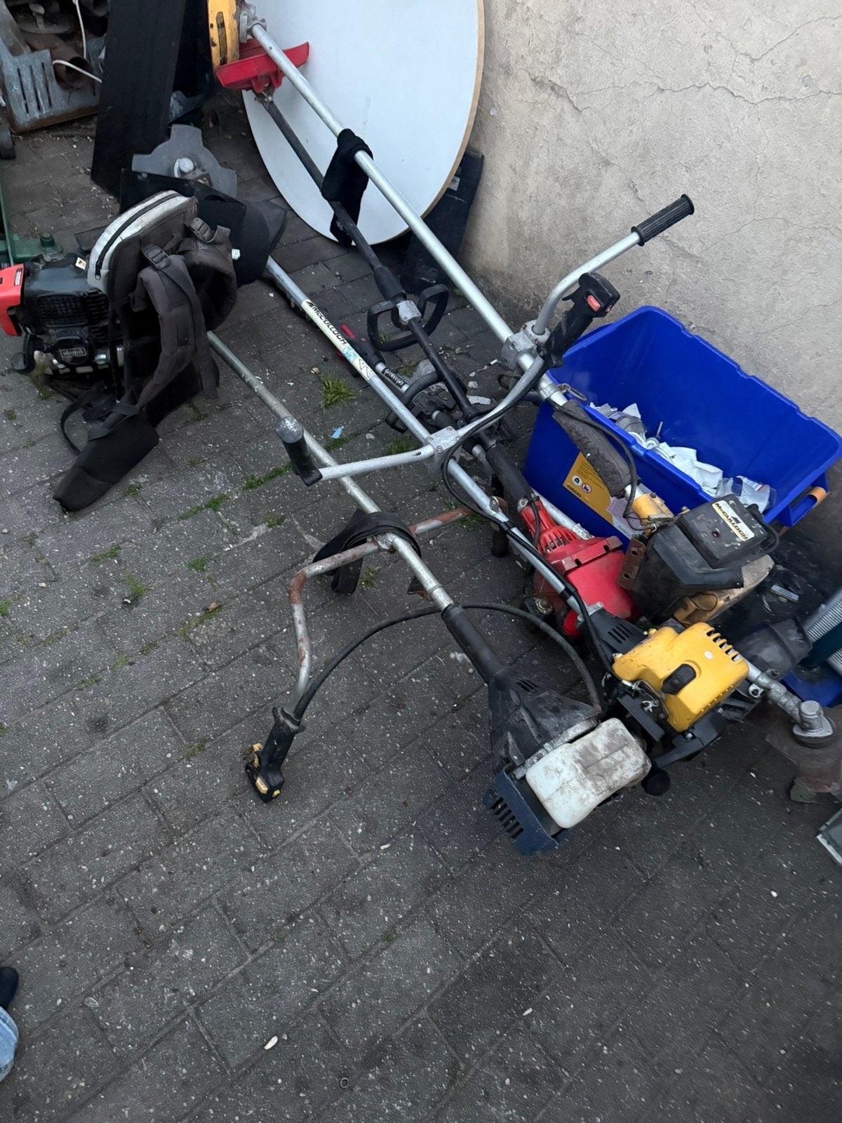 Benzine Bosmaaier, Tuin en Terras, Ophalen, Zo goed als nieuw, Benzine