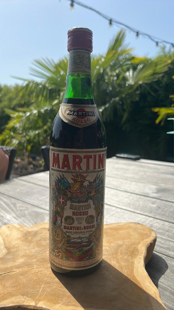 vintage fles Martini Rosso Vermouth uit de jaren 70, Enlèvement, Comme neuf