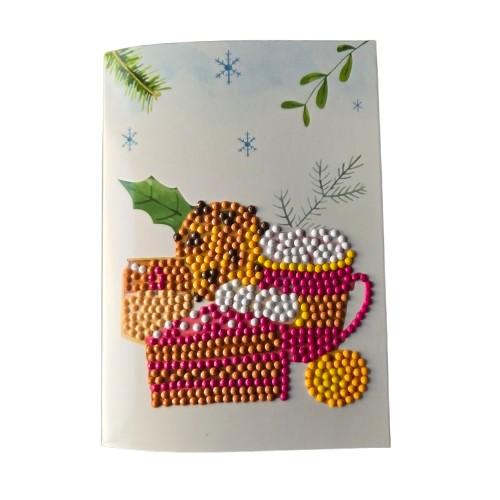 Wenskaart Kerst, Hobby en Vrije tijd, Kaarten | Zelfgemaakt, Ophalen of Verzenden, Nieuw, Kerst
