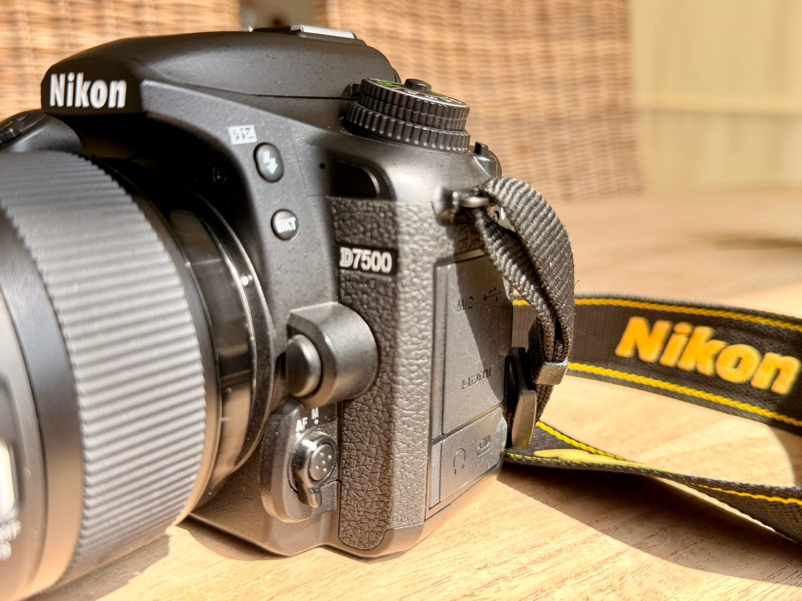 Nikon D7500 DSLR – slechts 8.600 clicks, Bluetooth, Ophalen, Zo goed als nieuw, Nikon