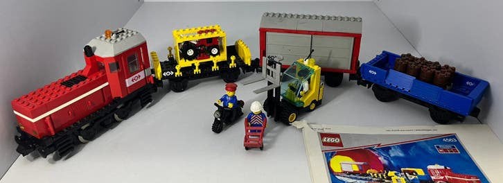 Lego 4563 - Goederentrein, Lego, Ensemble complet, Utilisé, Enlèvement ou Envoi