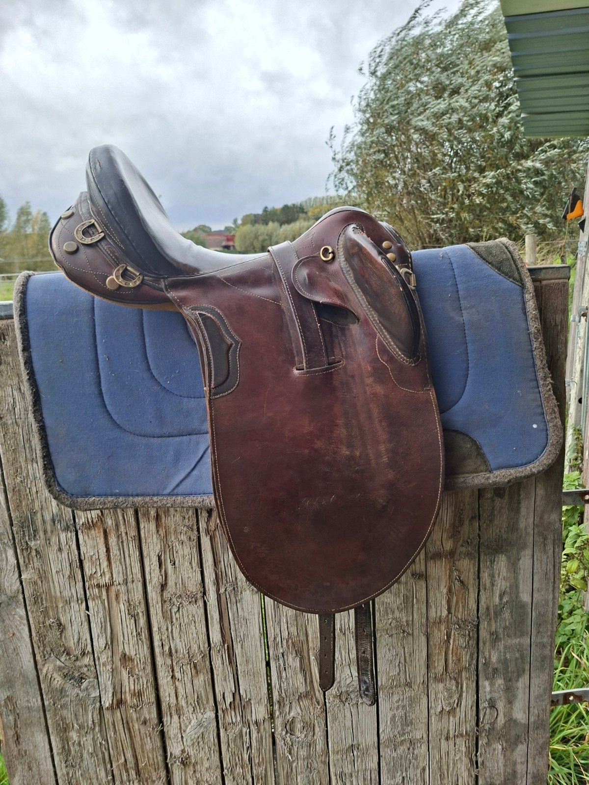 Stock zadel, Dieren en Toebehoren, Ophalen, Gebruikt, Recreatie, Diepe zit