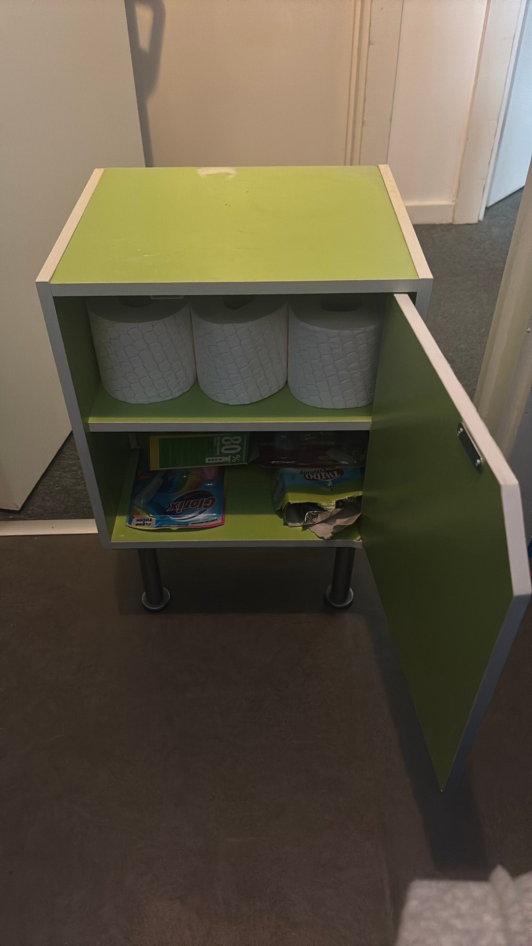 meuble de rangement vert lime, Maison & Meubles, Salle de bain | Meubles de Salle de bain, 25 à 50 cm, Enlèvement ou Envoi, Moins de 100 cm