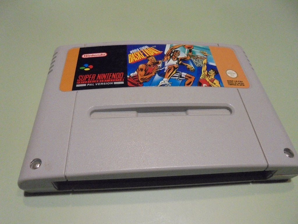 Super Nintendo World League Basket Ball (orig), Games en Spelcomputers, Games | Nintendo Super NES, Ophalen of Verzenden, Gebruikt