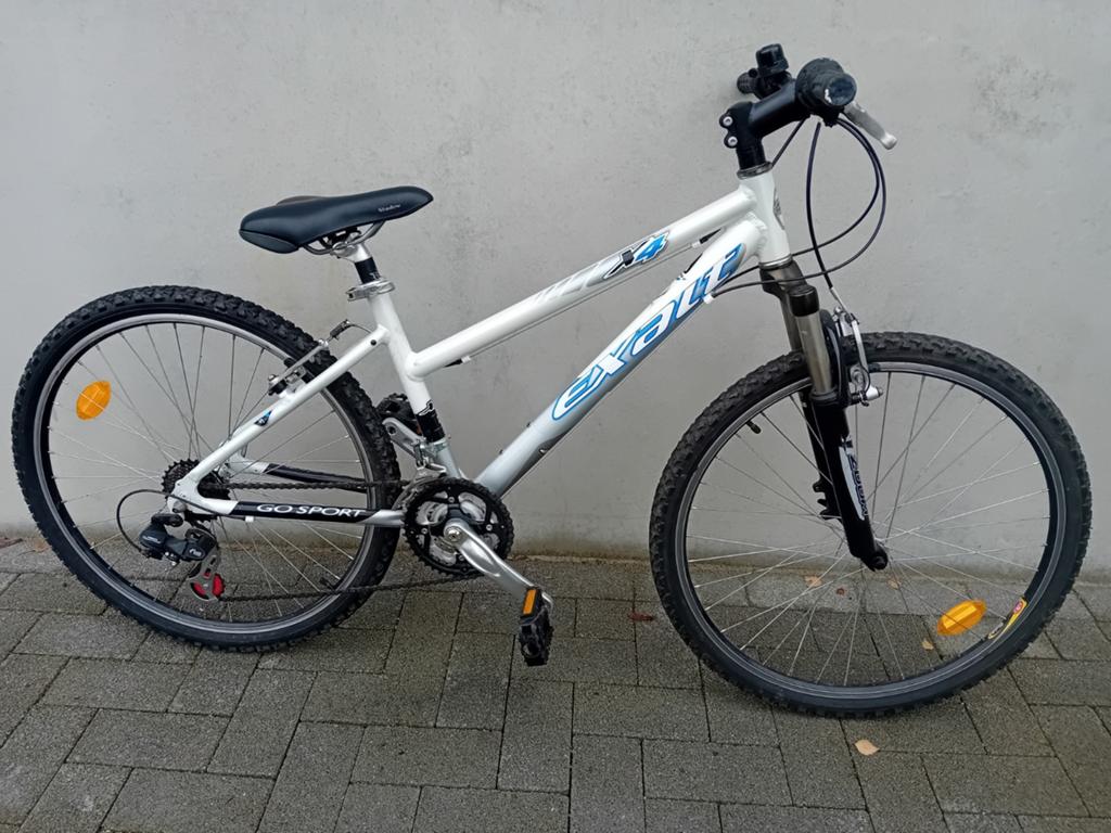 Mountainbike MTB alu Exalt 26inch 21speed framemaat 39cm 🚴, Fietsen en Brommers, Hardtail, Velgrem, Zo goed als nieuw, Ophalen