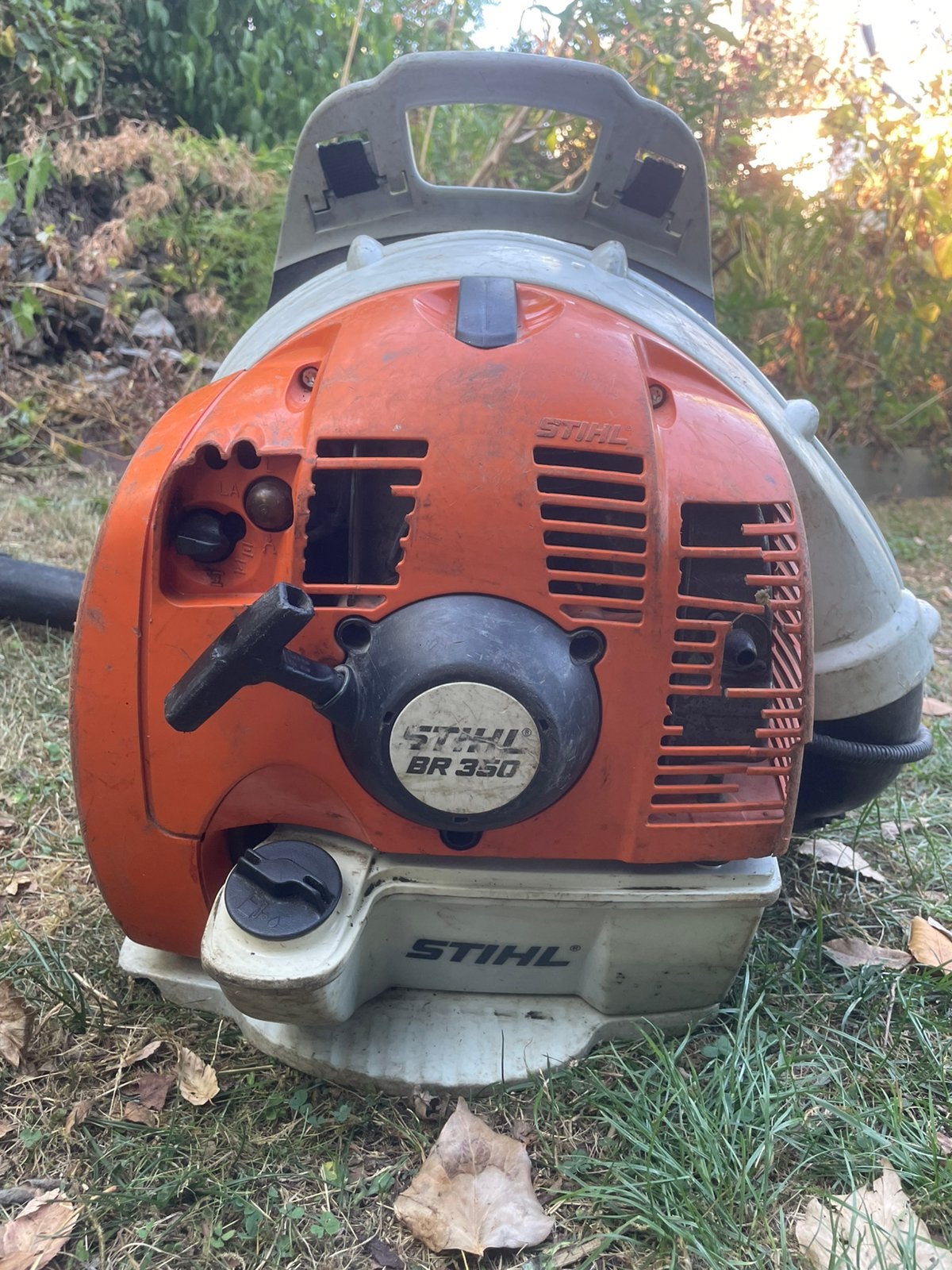 Souffleur stihl br 350, Enlèvement, Utilisé, Essence, Porté à dos