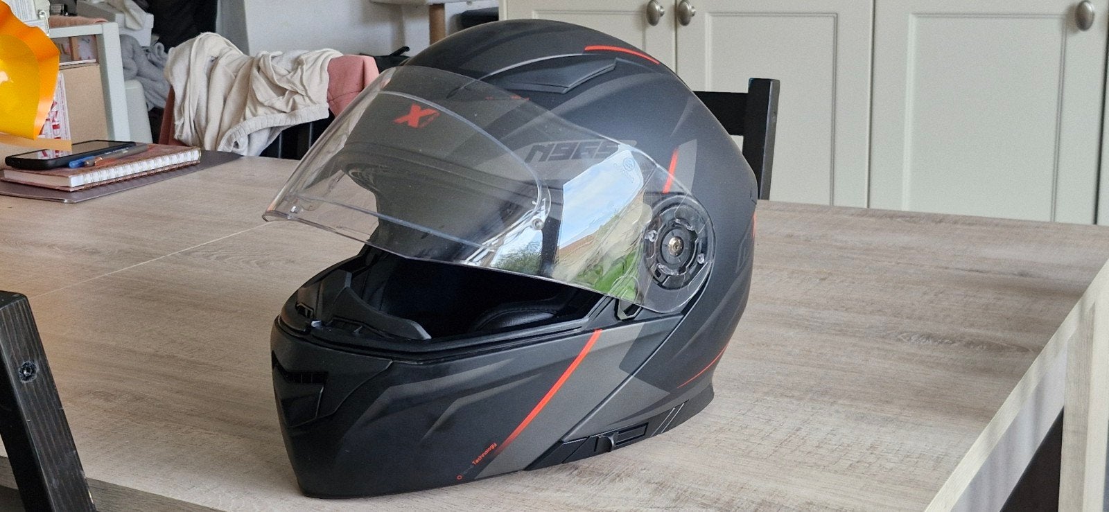 Casque moto modulable !, Enlèvement, Comme neuf, Extra large ou plus grand, Nox